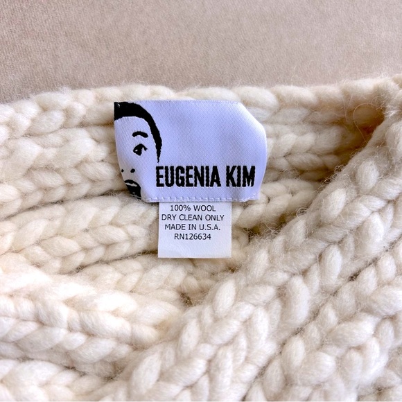 Eugenia Kim Lula Chunky Knit Turban/Headband In Cream - Picture 2 of 6
